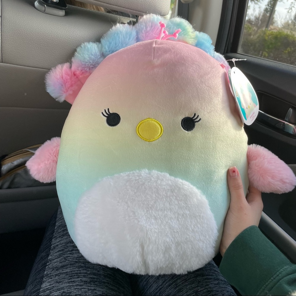 Squishmallow 11” Briannika the Pastel Peacock